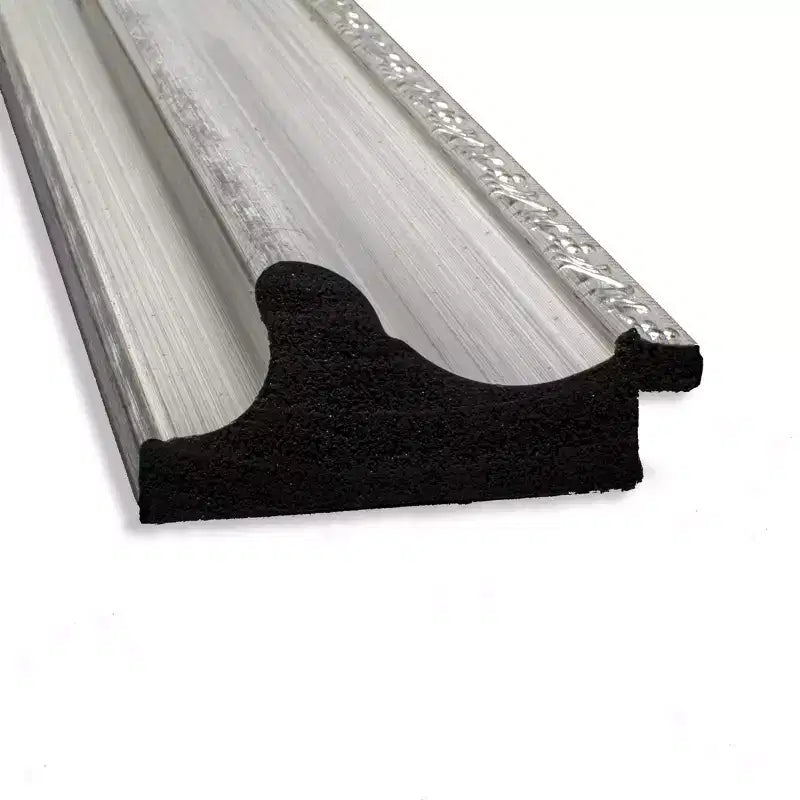 Silver Rectangle Non-Beveled Wall Mirror – Single, Polystyrene Frame