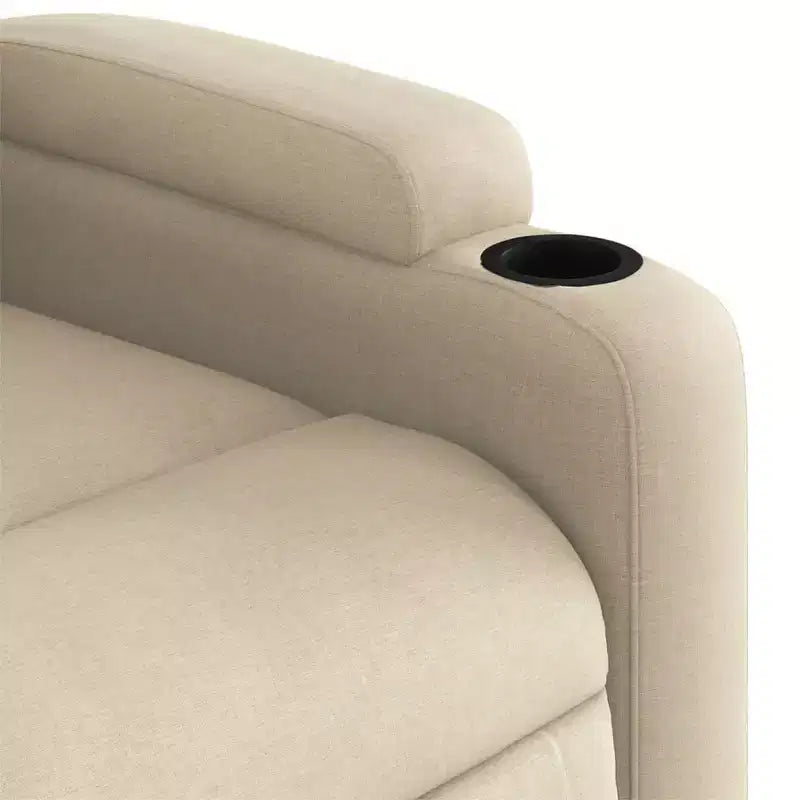 Massage Recliner Chair, Black/Cream/Dark Gray/Dark Green/Light Gray, Manual Recline, 1-Seater