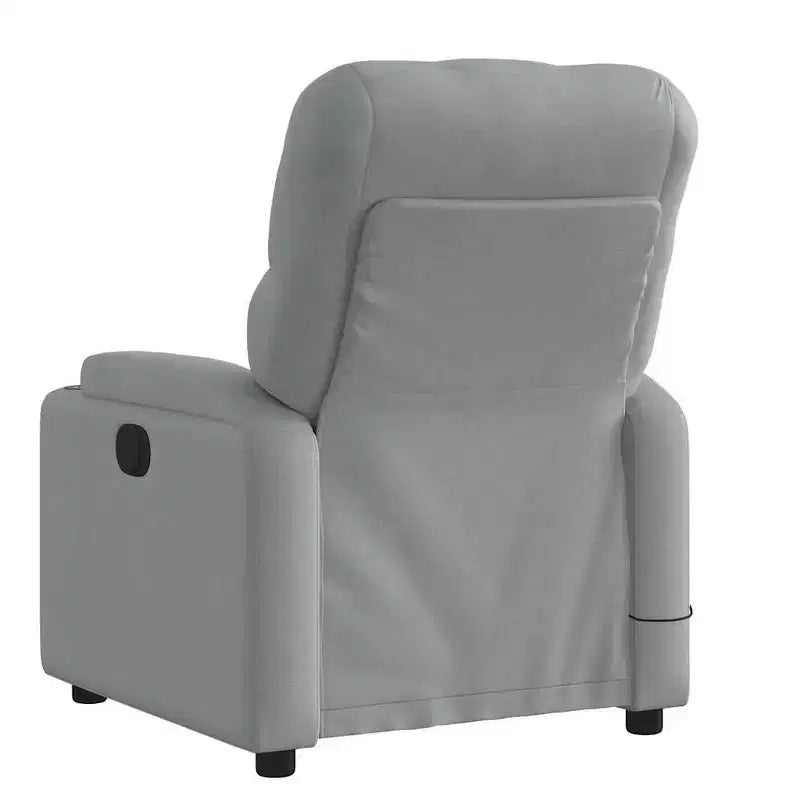 Massage Recliner Chair, Black/Cream/Dark Gray/Dark Green/Light Gray, Manual Recline, 1-Seater