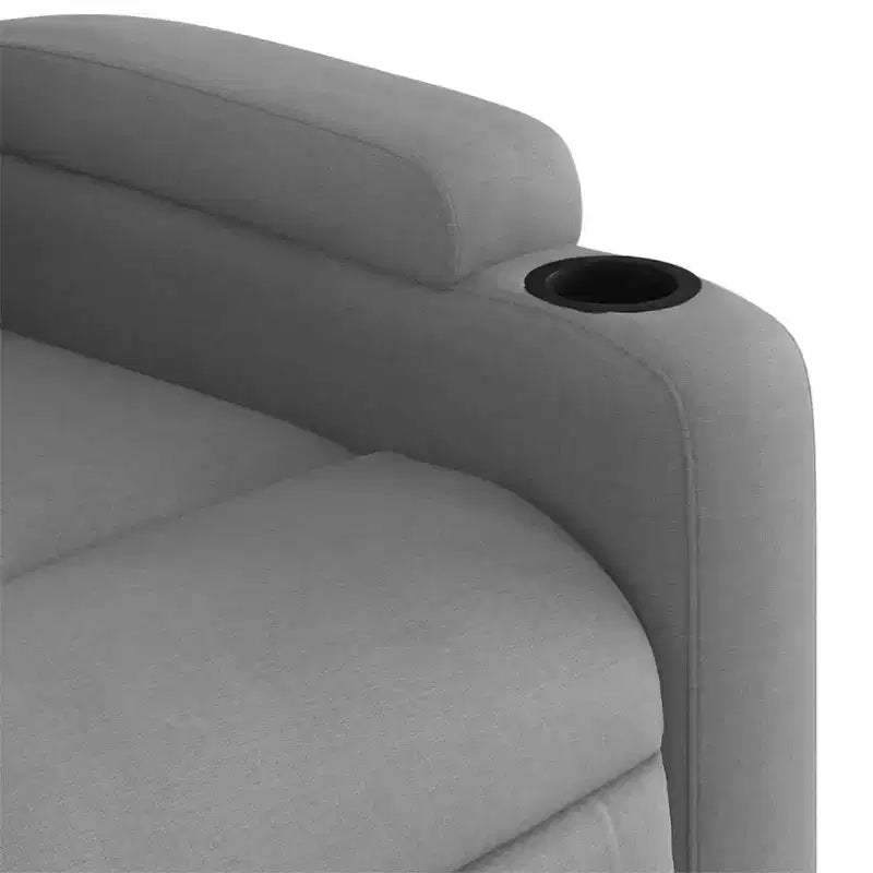 Massage Recliner Chair, Black/Cream/Dark Gray/Dark Green/Light Gray, Manual Recline, 1-Seater