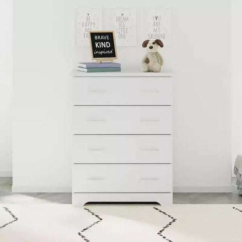 4-Drawer Kids Dresser with Anti-Tip System