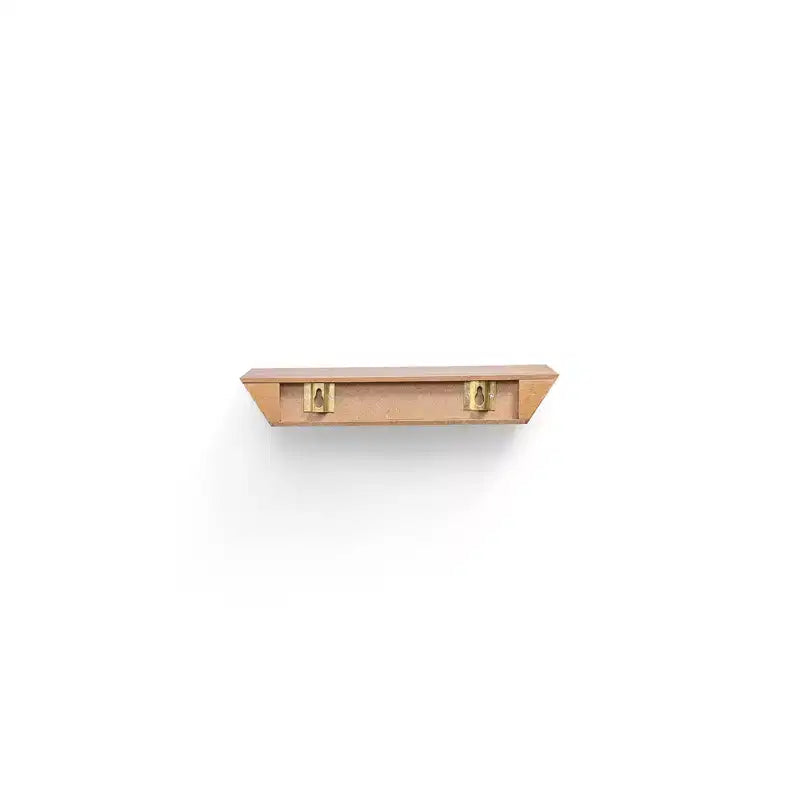 Maple Wood Floating Wall Shelf, Single, Invisible Bracket, 11.81"