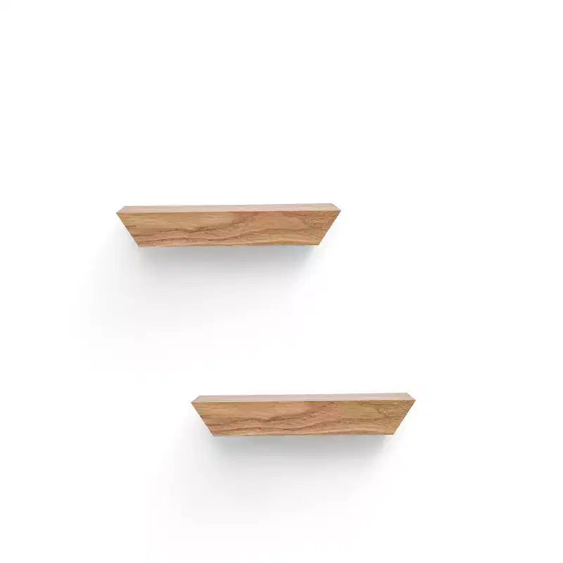 Maple Wood Floating Wall Shelf, Single, Invisible Bracket, 11.81"