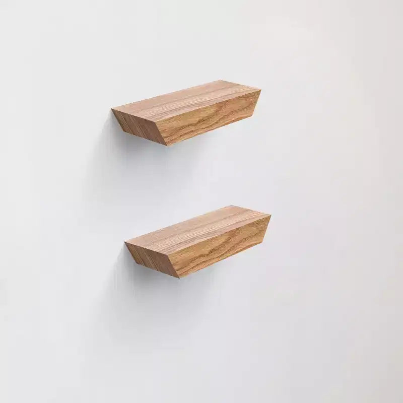 Maple Wood Floating Wall Shelf, Single, Invisible Bracket, 11.81"