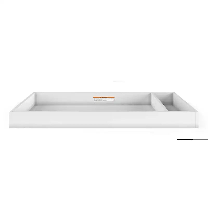 Changing Table Topper – Biscotti / Caviar Black / Matte White, Pine Wood, For 1 Baby