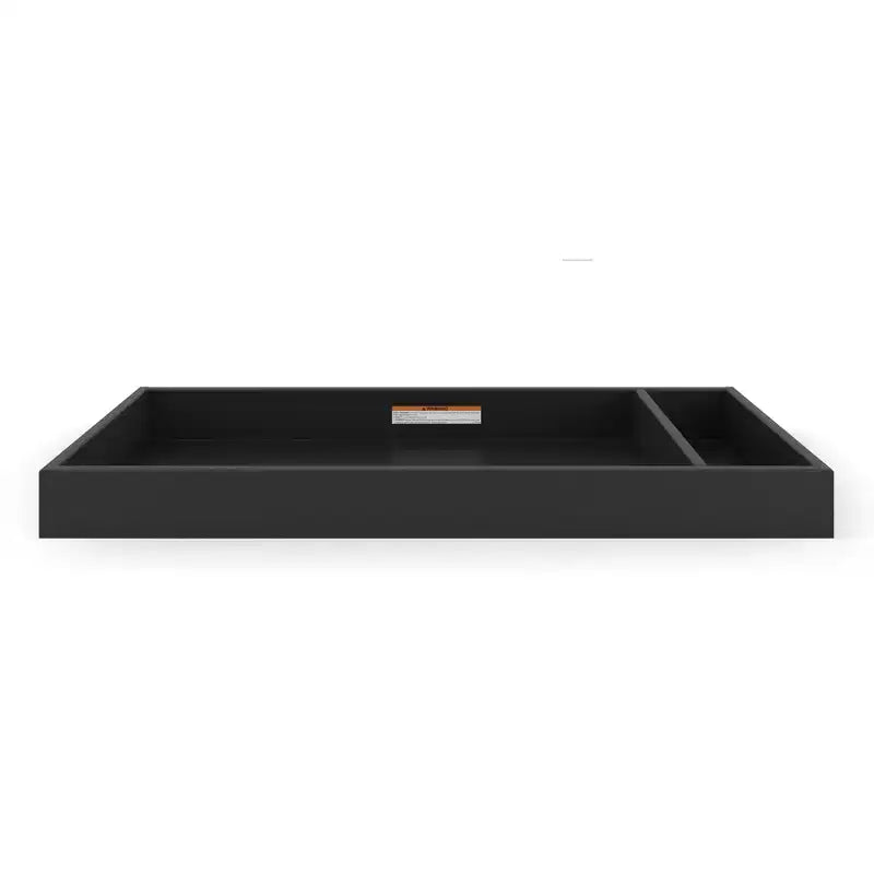 Changing Table Topper – Biscotti / Caviar Black / Matte White, Pine Wood, For 1 Baby
