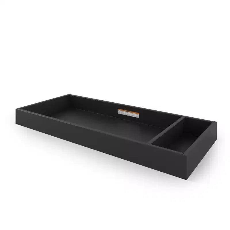 Changing Table Topper – Biscotti / Caviar Black / Matte White, Pine Wood, For 1 Baby