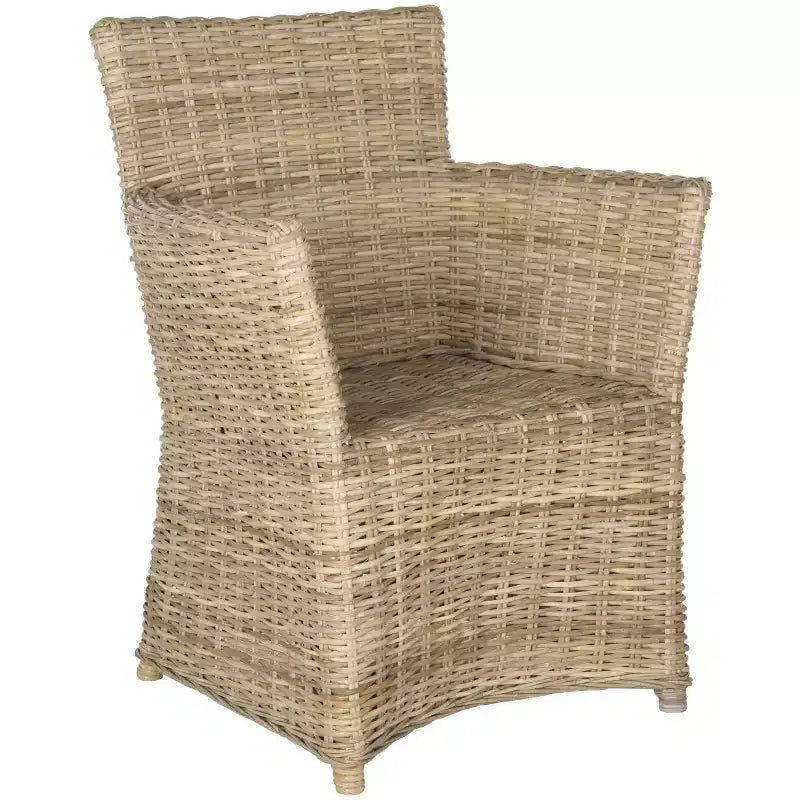 Natural Rattan Arm Chair, Single Seat
